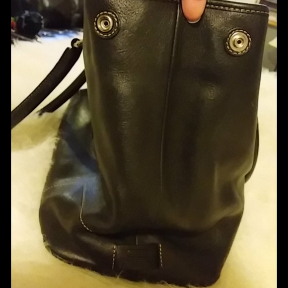 Leather Coach purse - Picture 9 of 10